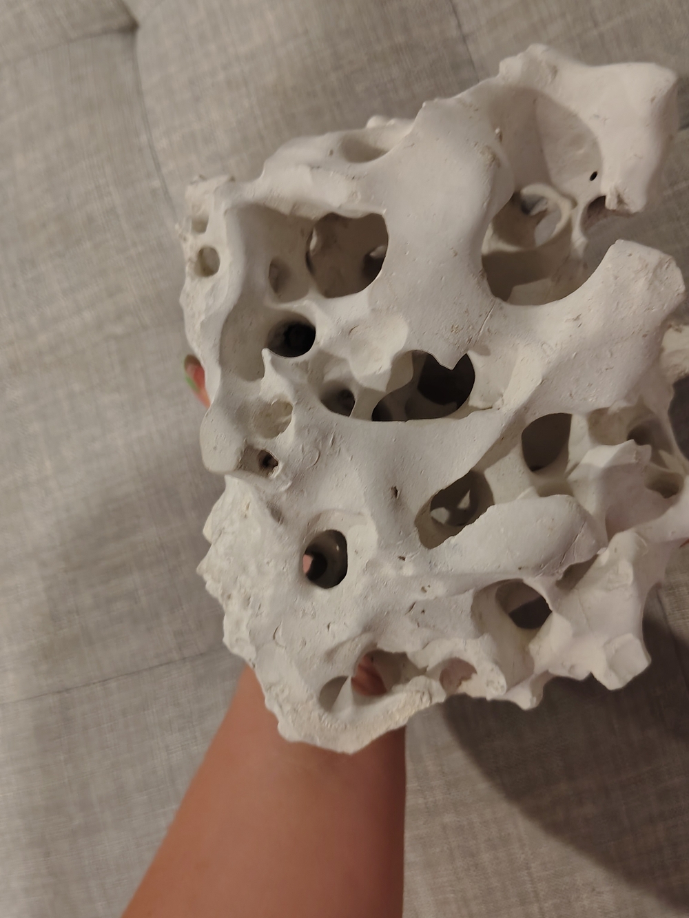 White Decorative Coral Rock Accent Piece